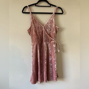 Rue21 Pink Velvet Dress